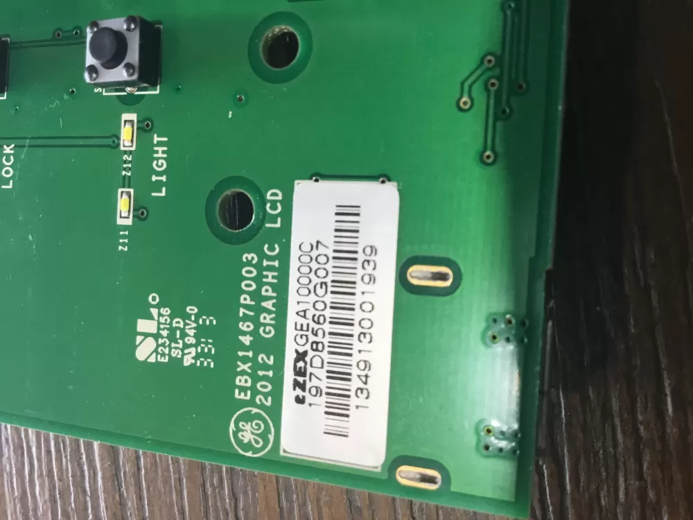 GE 197D8560G007 Refrigerator Control Board AZ49636 | NR1815