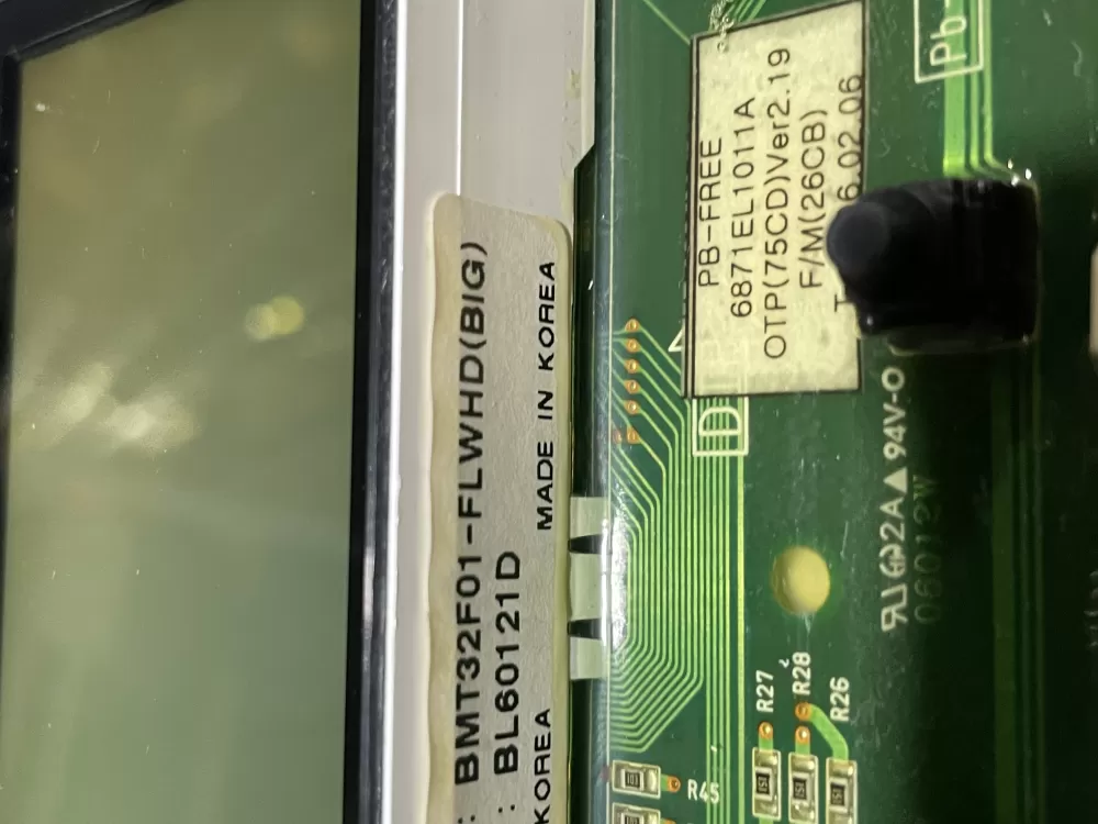 6871EL1011A GENUINE OEM LG Main Control Board AZ142754 | Wmv552