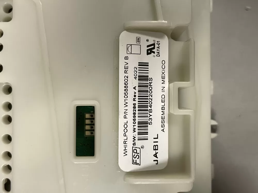 Whirlpool W10375804 W10479765 Dishwasher Control Board AZ222373 | Wm2083