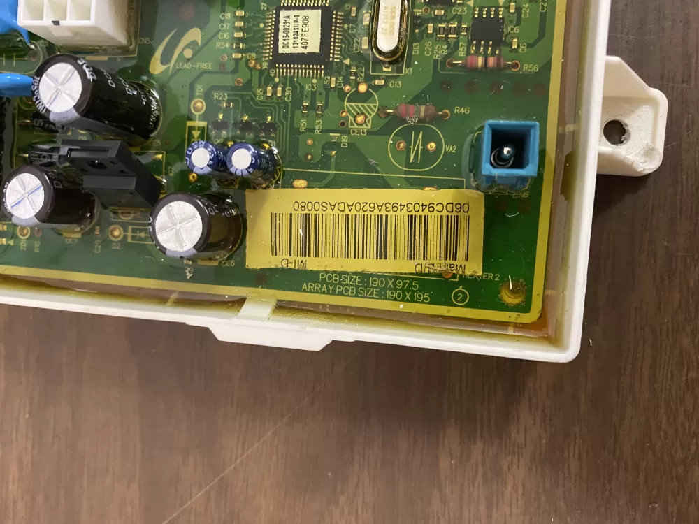 Samsung DC94-03493A Dryer Main Control Board AZ31032 | BK1668