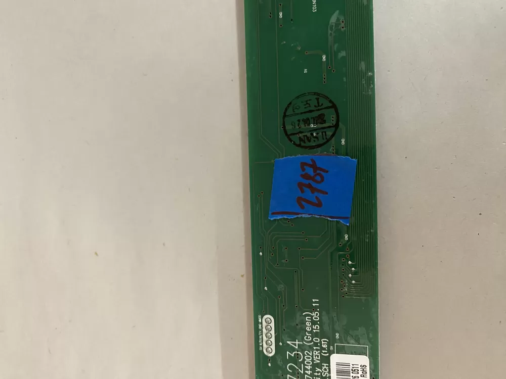 LG EBR78723402 Refrigerator User Interface Control Board AZ199502 | BK2787