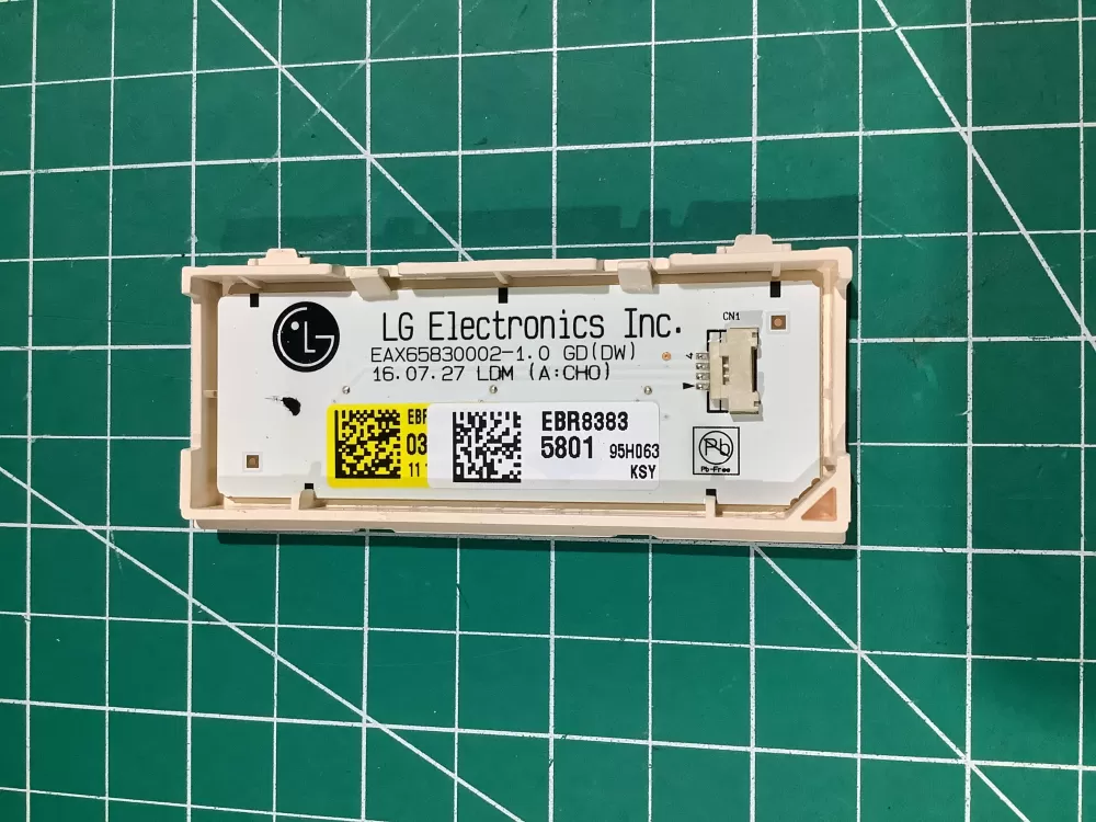 LG EBR83835801 Dishwasher Control Board