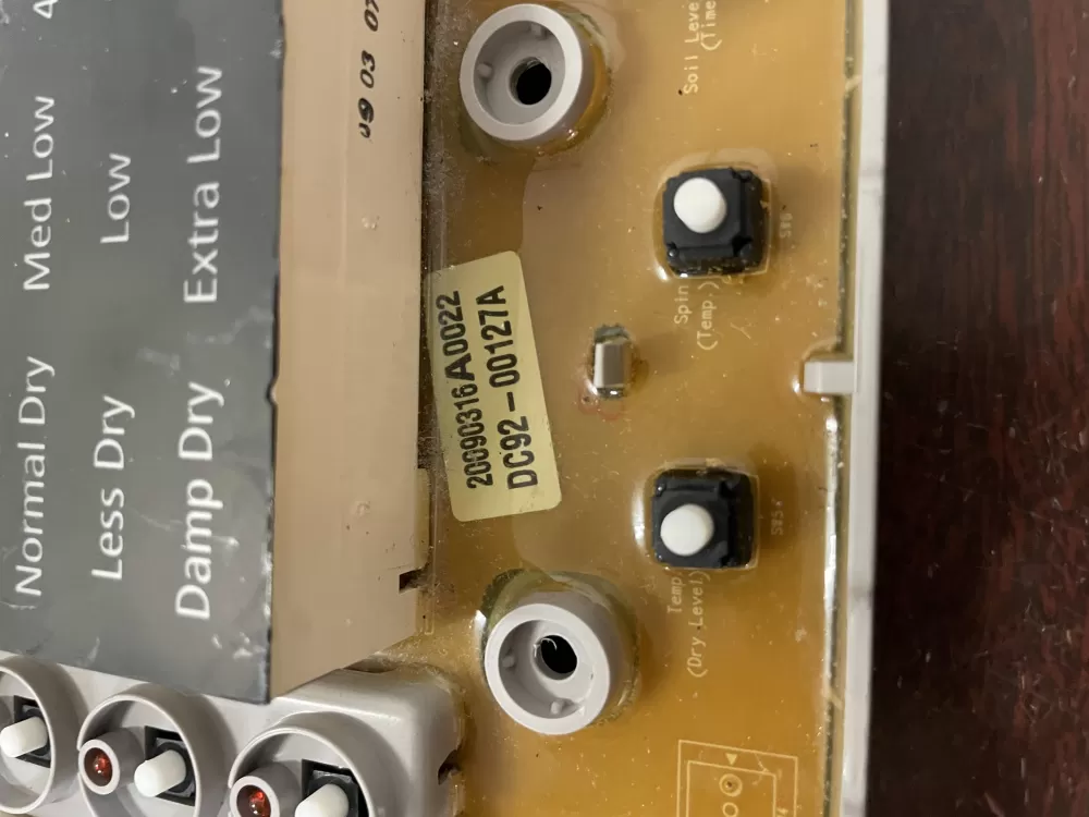 Samsung DC92 00127A Dryer Control Board AZ48996 | KMV265