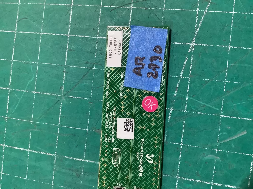 Samsung DD92-00037B Dishwasher User Interface AZ232466 | AR2730