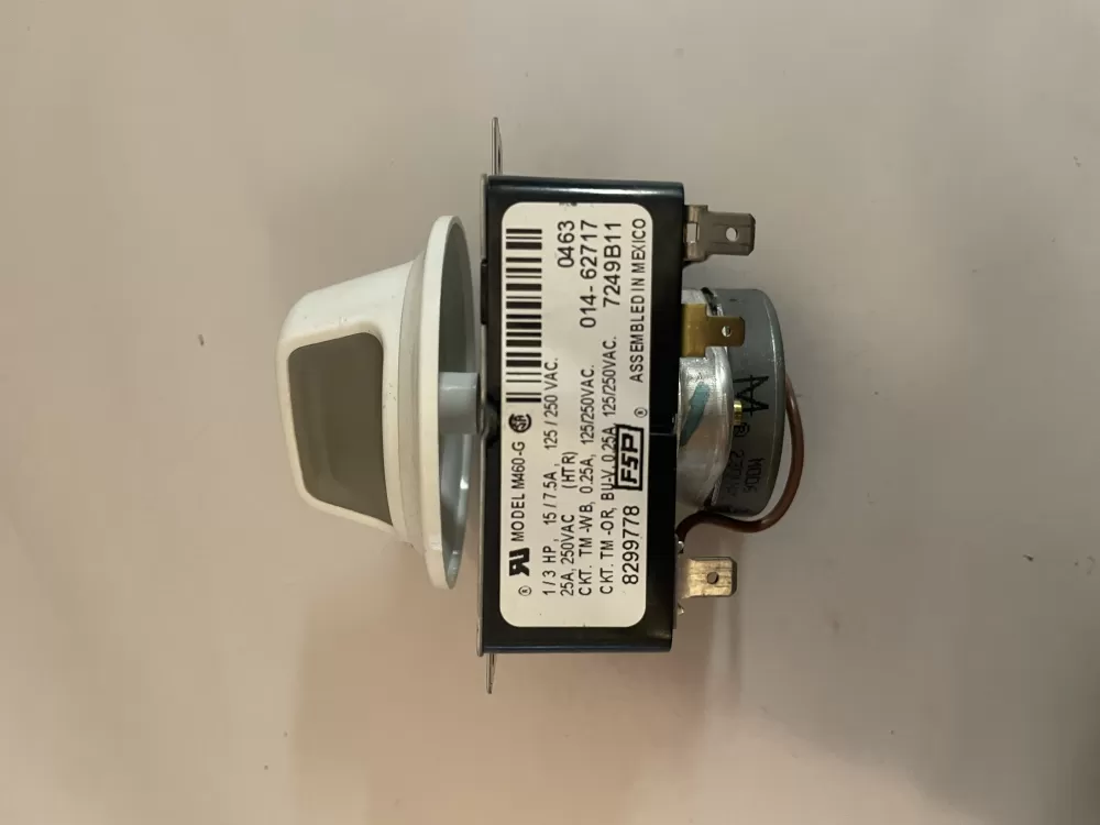 Whirlpool  Kenmore  Inglis  Estate  Amana WP8299778  AP6012586  8299778  909729  PS11745796 Washer Timer