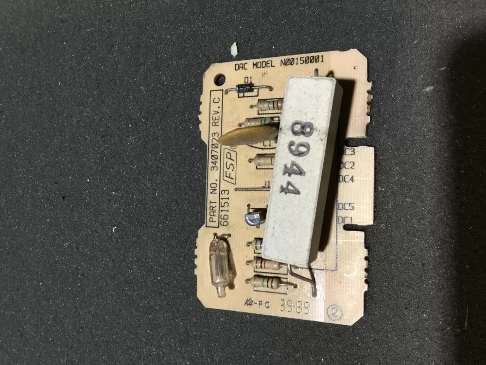 Kenmore  Whirlpool 3398084  AP3097570  2072  3398084R  3407021  3407023  60134  60150  60216  61236  661513  AH345727  EA345727  PS345727 Dryer Control Board