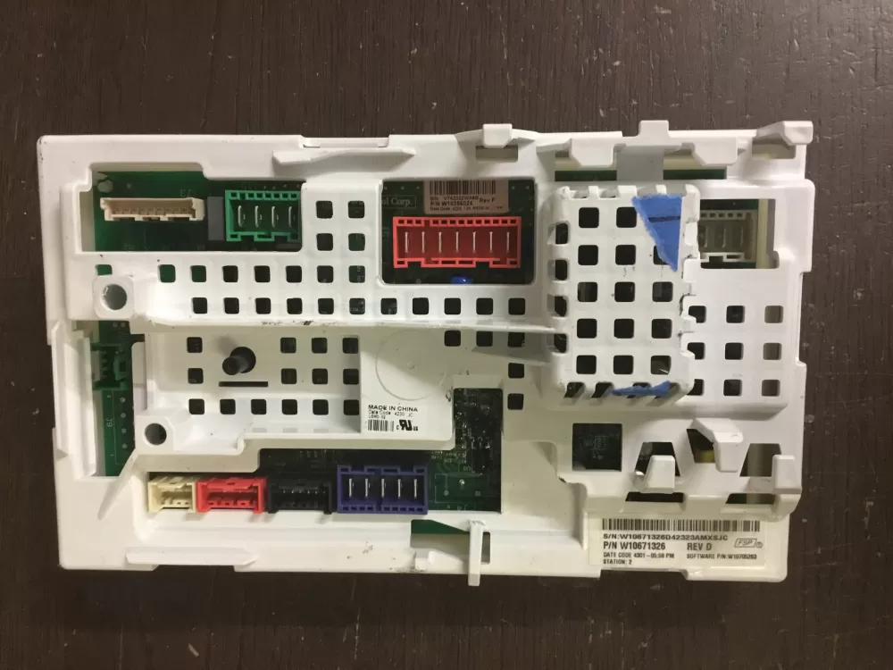 Whirlpool  KitchenAid  Roper  Estate W10671326 Washer Control Board