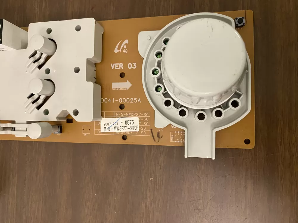 Samsung DC92-00124A MFS-MW3E27-S0LF Washer Control Board AZ101846 | BK707