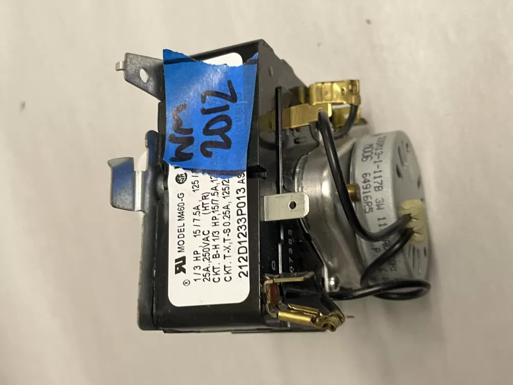 GE 212D1233P013 WE4M365 Dryer Timer AZ209533 | Wm2012