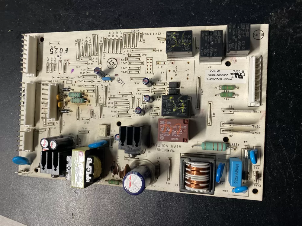 GE EBX1110P002 200D6221G025 WR55X11072 Refrigerator Control Board