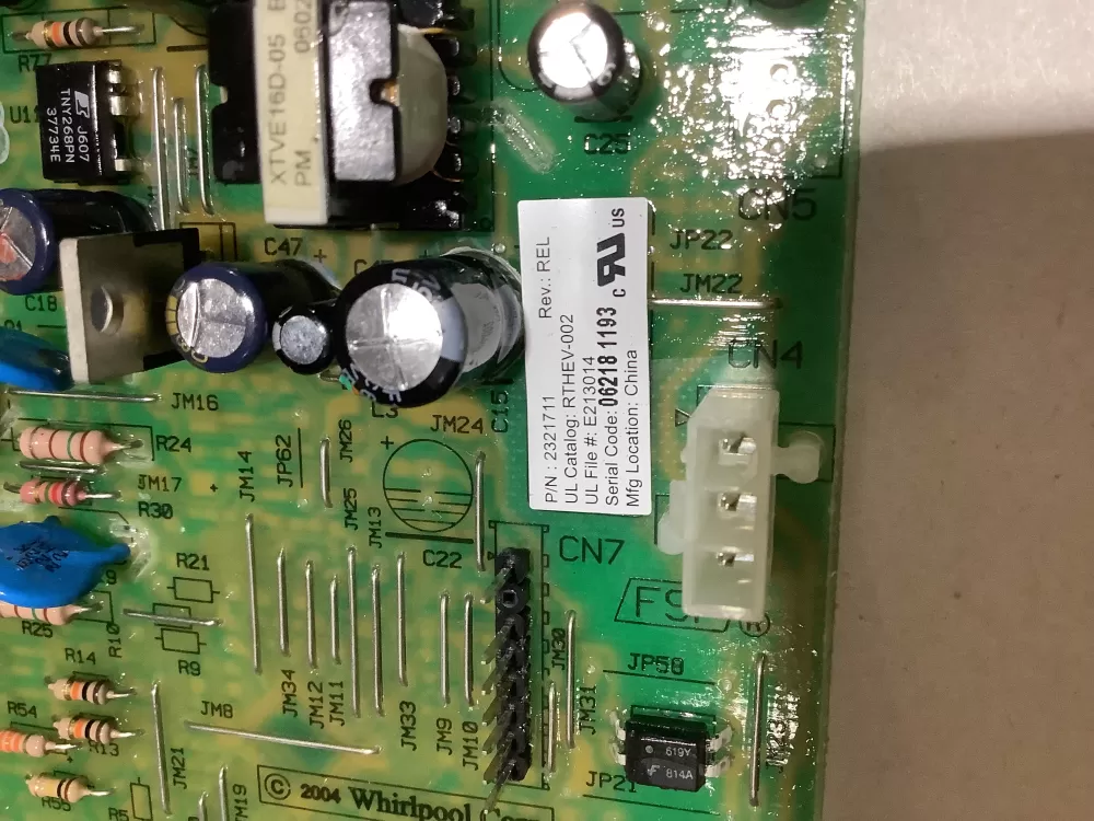 Whirlpool 2321711 RTHEV-002 6105031 Refrigerator Control AZ146020 | ZC2448