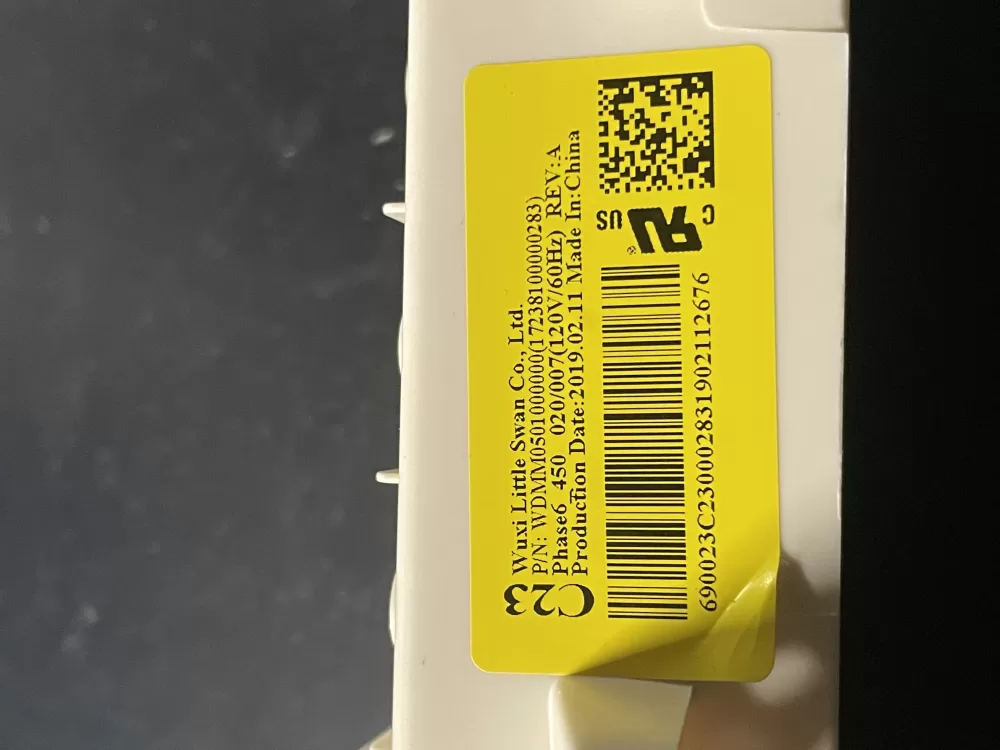 GE 17238100000283 Dryer Control Board  AZ6310 | WMV26