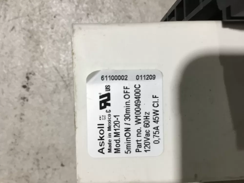 Whirlpool Maytag W10049400D Washer Drain Pump AZ89249 | Sl50