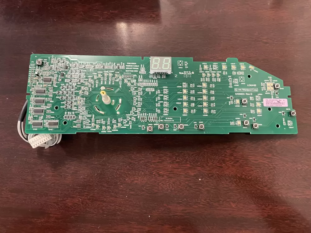 Whirlpool W10298626 W10297393 Dryer Control Board