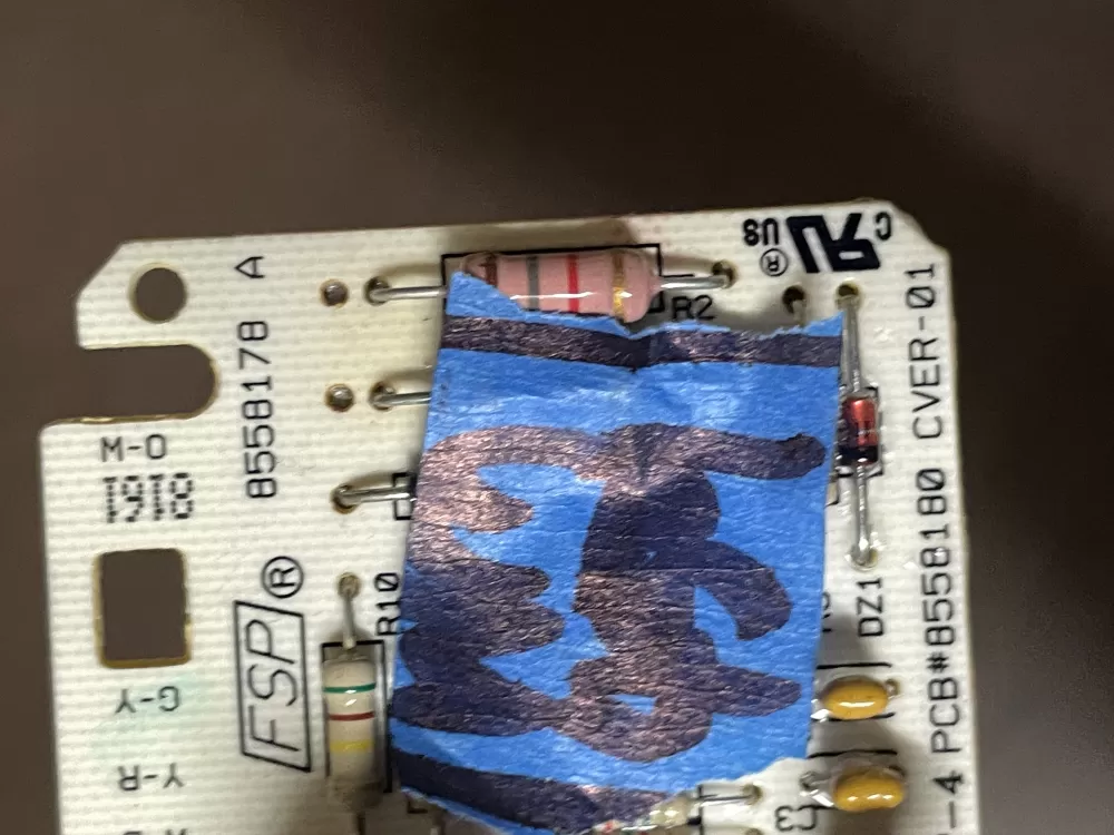 Whirlpool Maytag W10476828 Dryer Moisture Sensor Control Board AZ37242 | Wm459