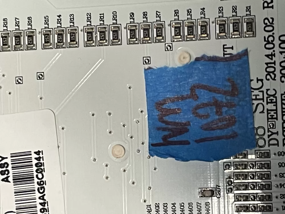 Samsung Refrigerator Dispenser Control Board -DA92-00626A AZ20162 | WM1072