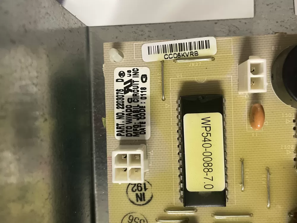 Whirlpool Maytag 2203076 Refrigerator Control Board AZ224014 | Wmv597
