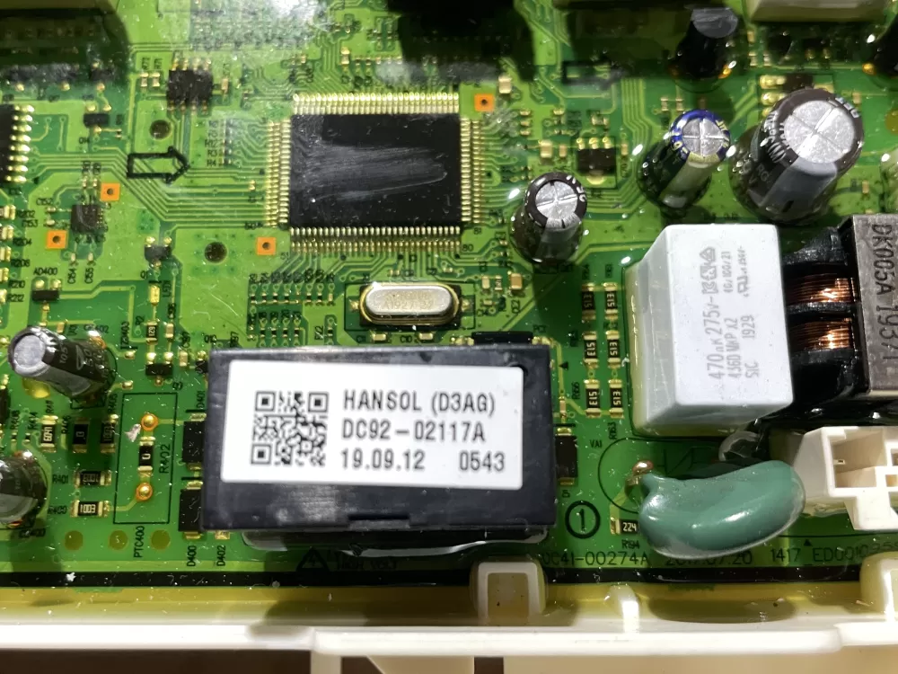 Samsung DC92 02117A DC41 00274A Washer Control Board AZ78777 | Wm2034