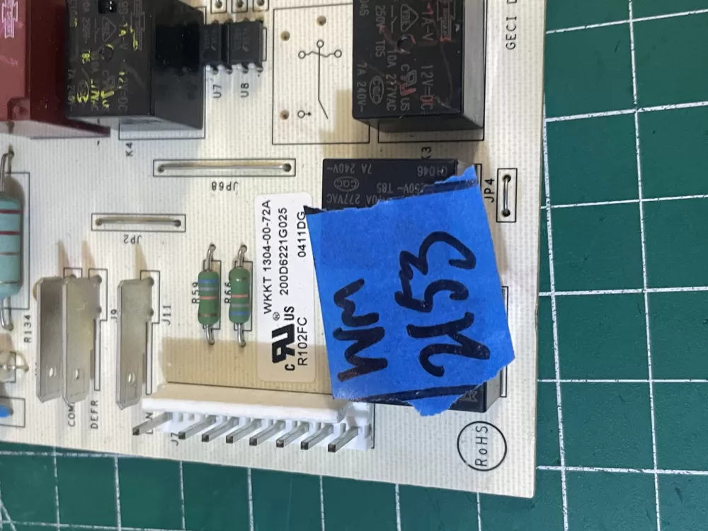 GE EBX1110P002 200D6221G025 WR55X11072 Refrigerator Control Board