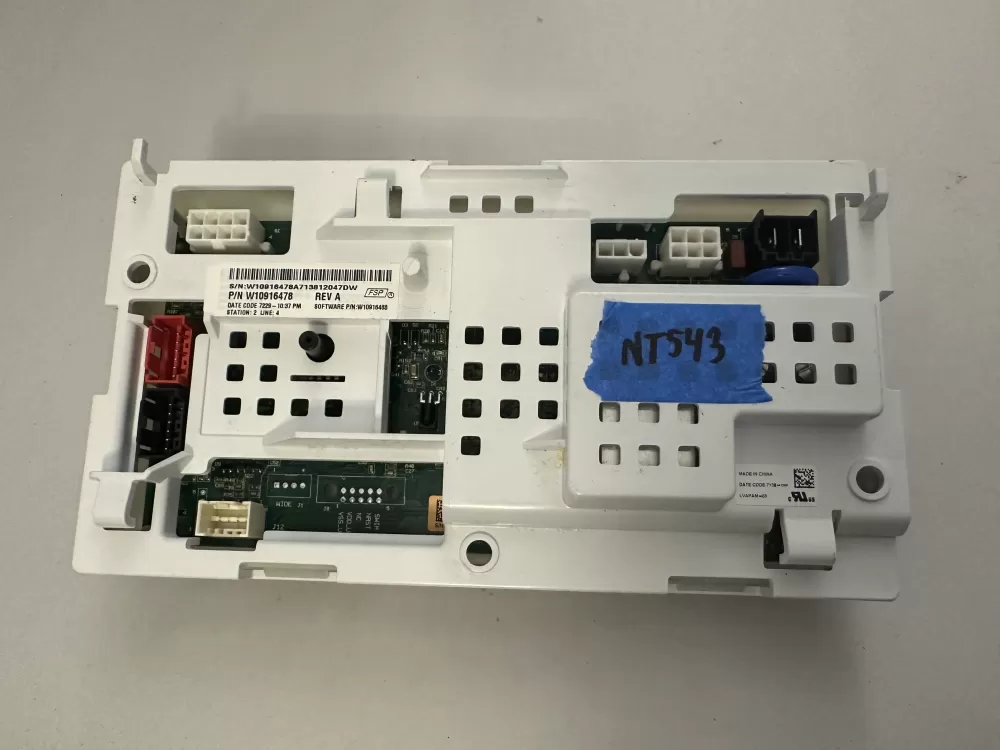 Whirlpool W10803586 W10841364 W10865064 Washer Control Board AZ1893 | NT543