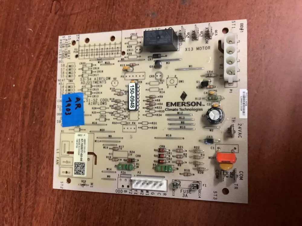 Rheem Air Handler Control Board 47-102077-02-04 156-9735 AZ195699 | AR1903