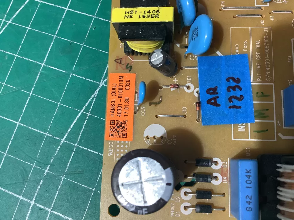 Kenmore 40301 0100010M Refrigerator Control Board AZ195418 | AR1232