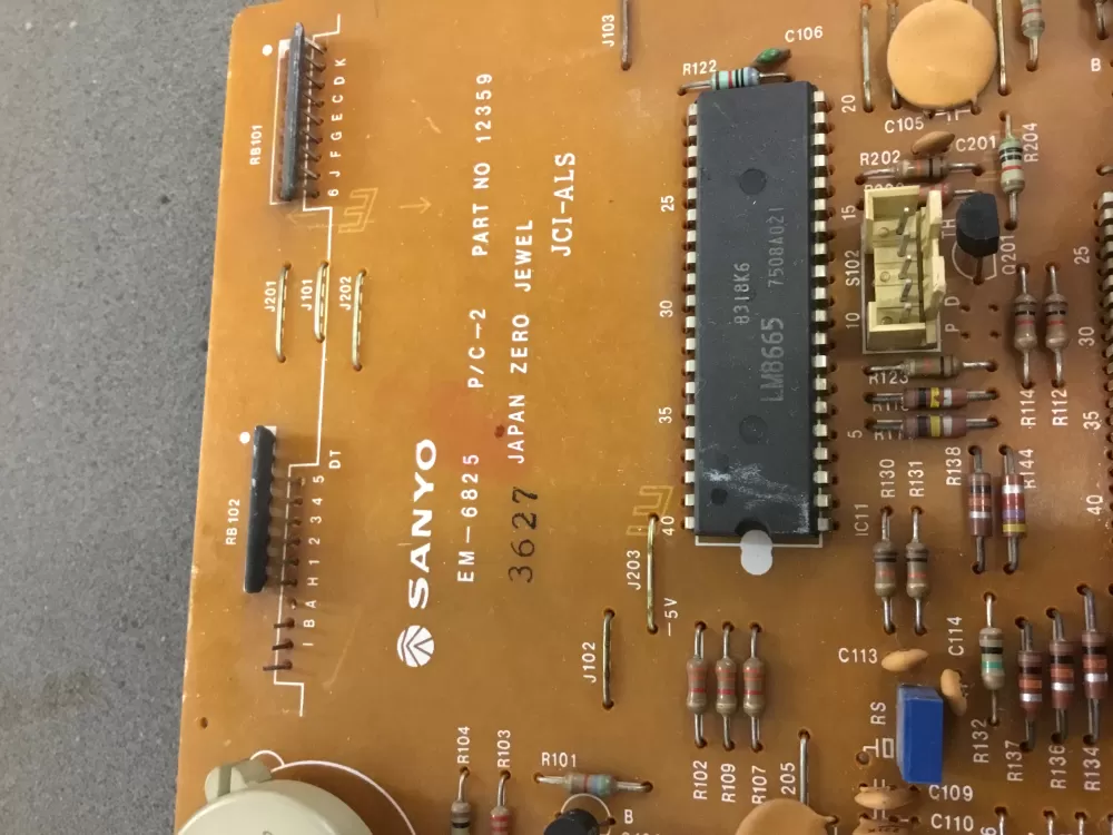 Microwave EM-6825 Display Control Board AZ90386 | NR1393