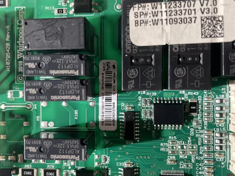 Whirlpool W11093037 W11093038 Refrigerator Control Board AZ230535 | Wm1506