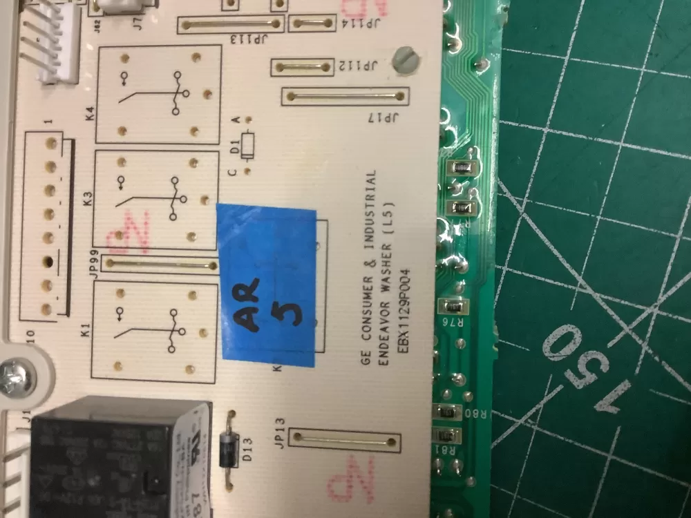 GE 175D5261G040 EBX1129P004 WH12X10614 Washer Control Board AZ205133 | AR5