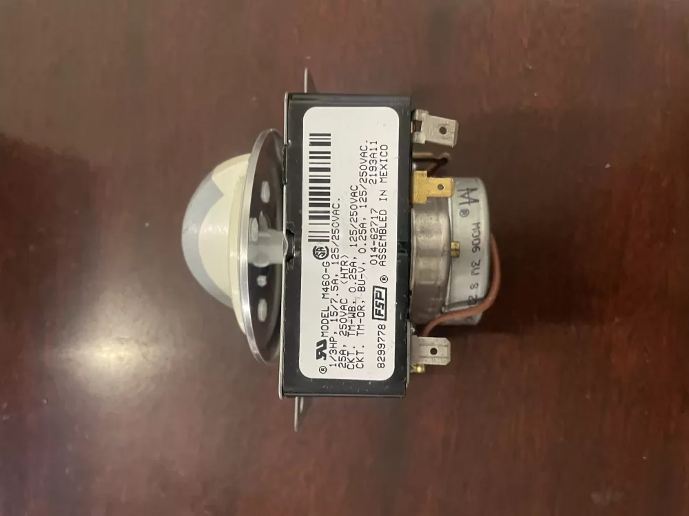 Whirlpool  Kenmore  Inglis  Estate  Amana WP8299778  AP6012586  8299778  909729  PS11745796 Washer Timer