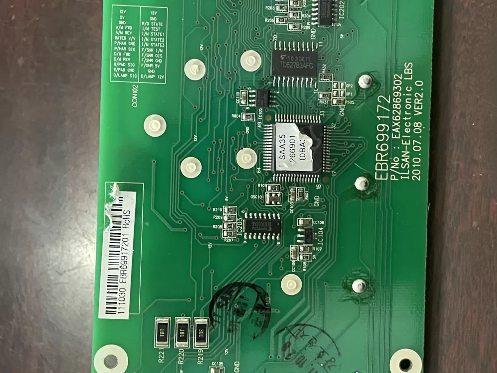 LG Kenmore EBR69917201 Refrigerator Control Board AZ35226 | KM301