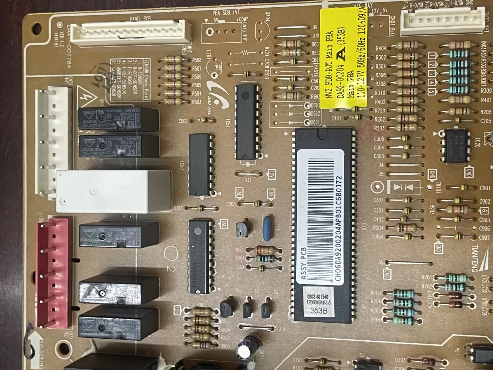 Samsung DA92 00204A Refrigerator Control Board AZ34404 | KM1701