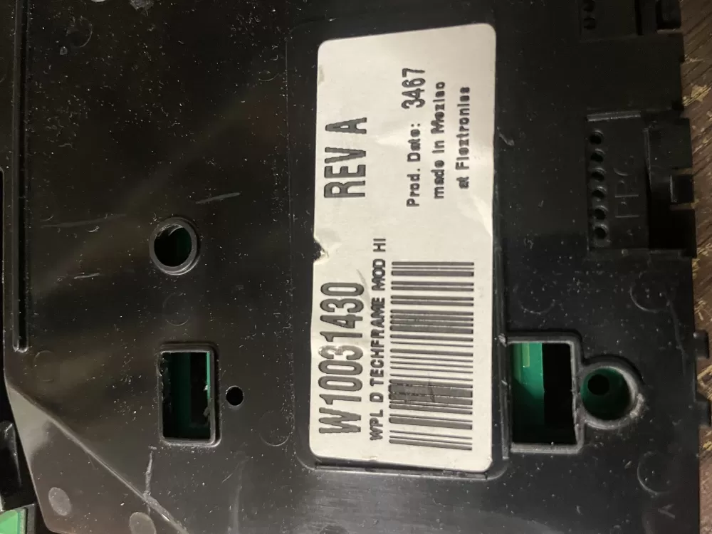 Whirlpool Kenmore W10031430 LMUI 01 LMUI 02 Dryer Control Board AZ50377 | Wmv458