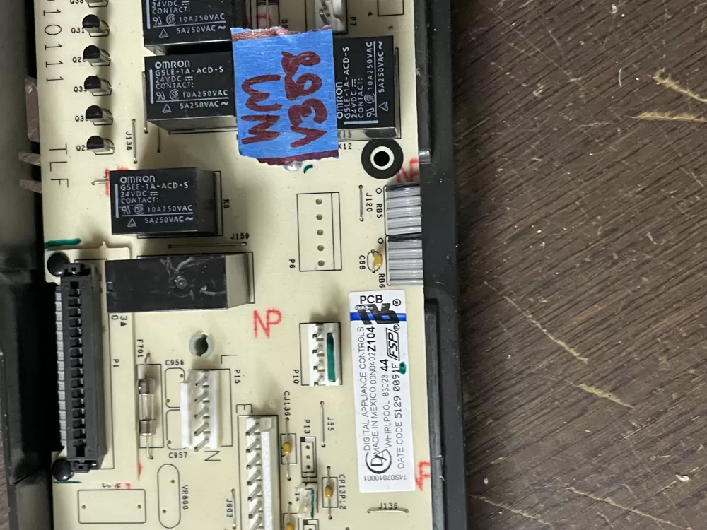 Whirlpool 8302346 Double Oven Microwave Combo Control Board AZ39481 | Wmv388