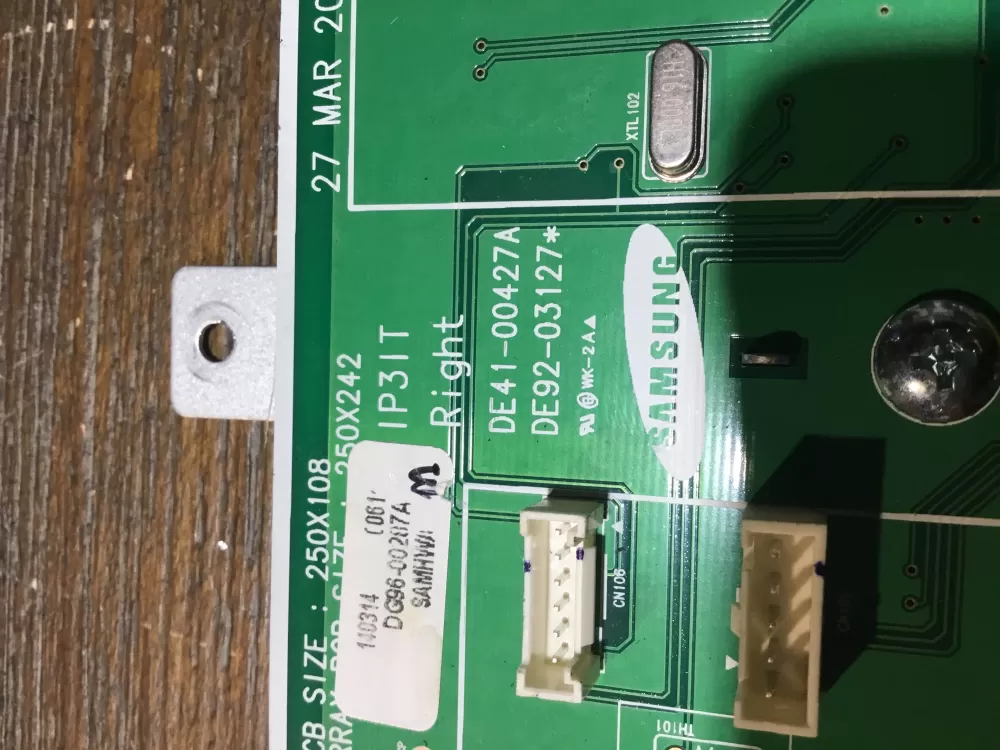 Samsung DE41-00427A Range Control Board AZ51862 | NR1848