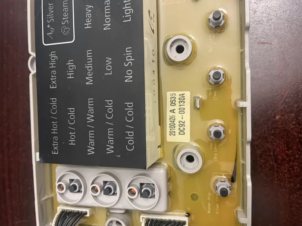 Samsung DC92-00130A DC92-00125A Washer UI Control Board AZ97254 | KMV152