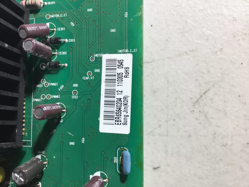 LG Kenmore AP5604149 EBR65640204 Refrigerator Control Board AZ42607 | NR1743