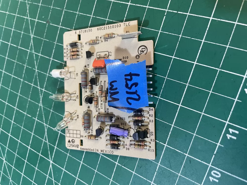 Whirlpool dryer control board 60C21510103 AZ200806 | Wm2154
