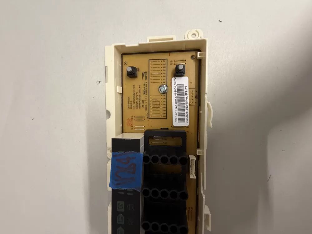 Samsung DC92-01852A Dryer User Interface Control Board AZ231142 | KMV264