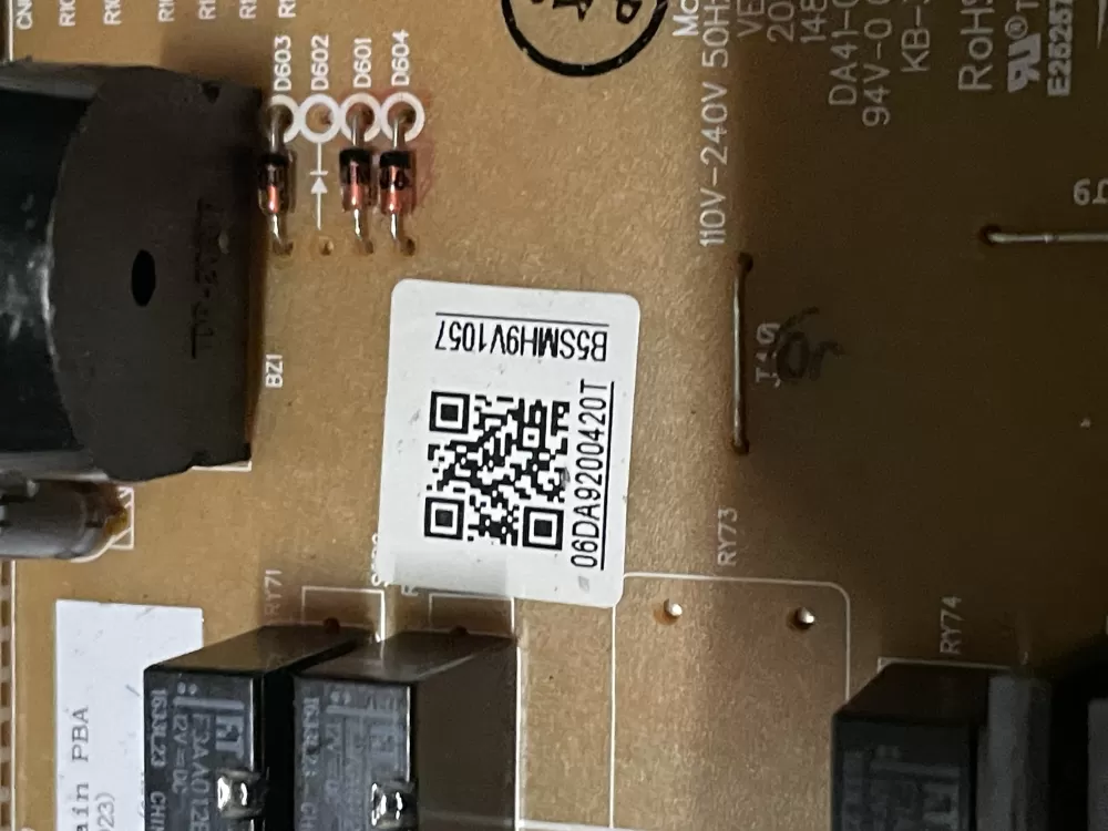 Samsung DA92 00420T DA9200420T Refrigerator Control Board AZ25623 | WM8