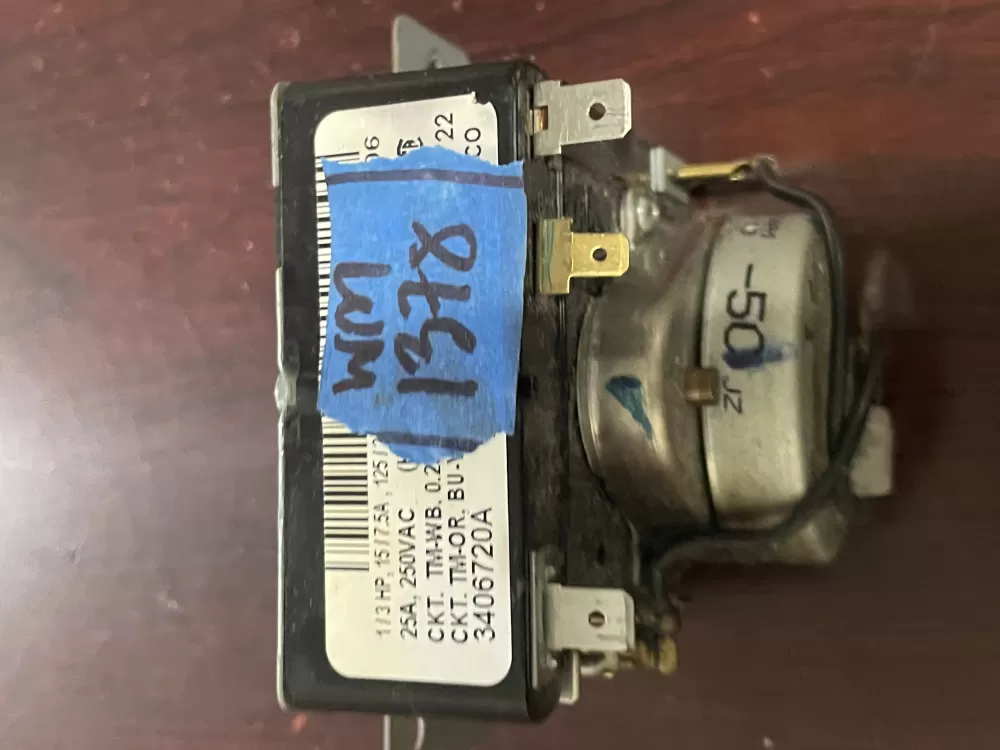 Whirlpool 3406720A PD00055932 3406720 529119 Dryer Timer AZ97353 | Wm1378