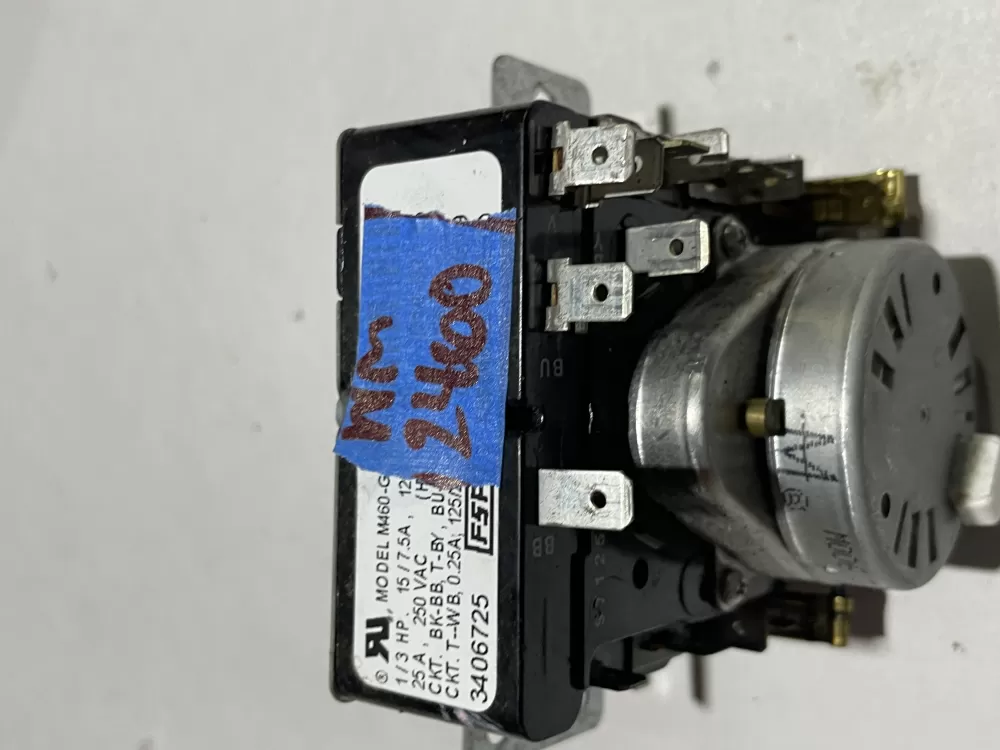 Whirlpool Maytag Amana AP6008573 3406725 WP3406725 Dryer Timer AZ146536 | Wm2460