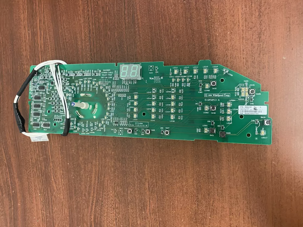 Whirlpool  Maytag  Kenmore  Sears 8564291 8563948 Washer Control Board