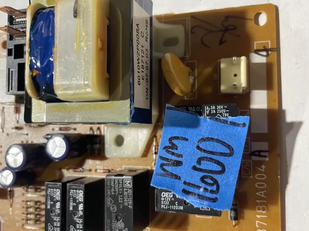 Microwave 6861W1S3510 Control Board AZ191525 | Wm1600