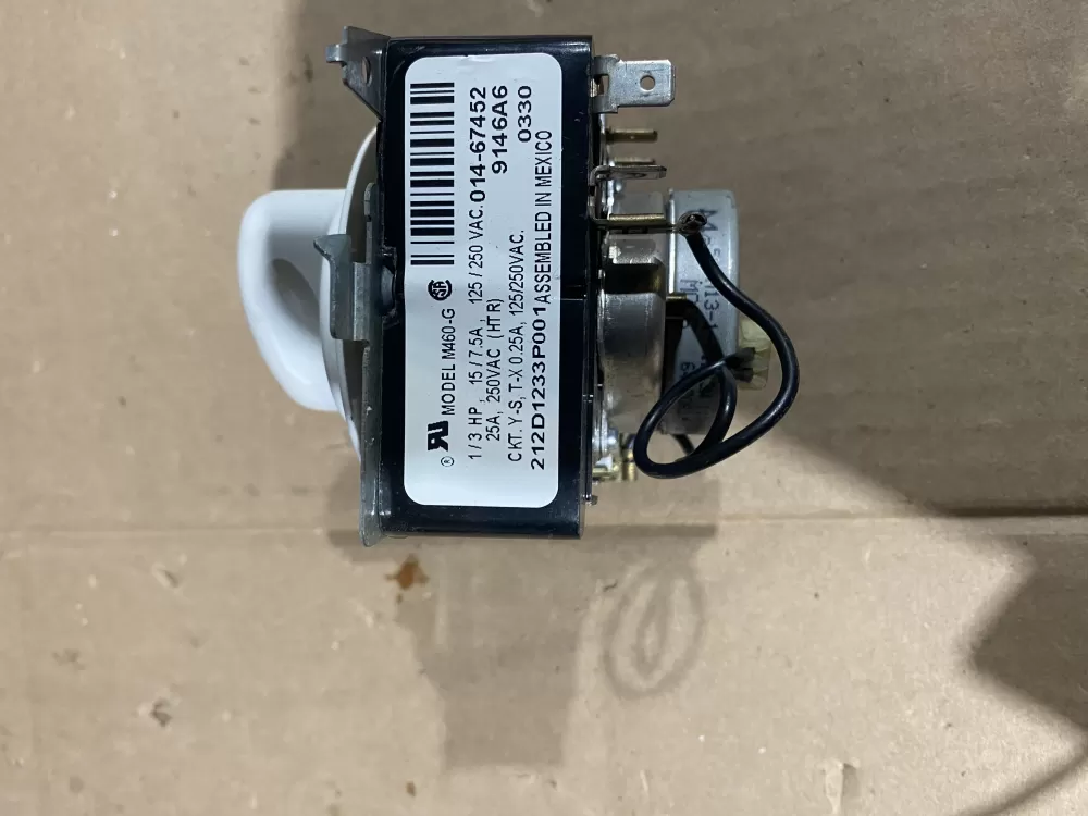 GE 212D1233P001 WE4M353 Dryer Timer AZ79438 | BK1439