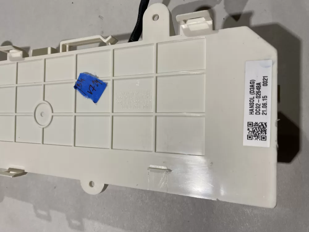 Samsung DC92-02648A Washer User Interface Control Board AZ125710 | BKV724