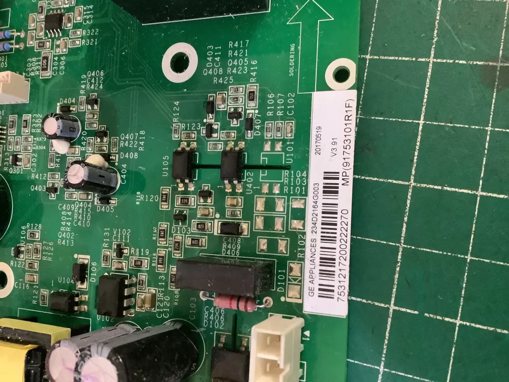 GE WE22X35978 AP7211612 234D2315G003 Dryer Control Board AZ184852 | NR2692