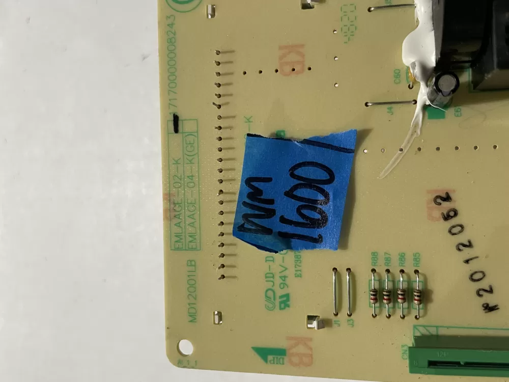 GE MD12001LB EMLAAGE-04-K 17170000008243 Microwave Control # AZ191531 | Wm1600