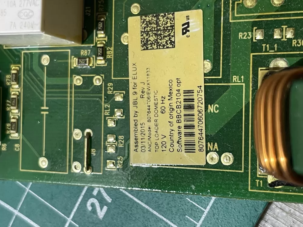 Electrolux 807644706 Washer Washing Machine Control Board AZ189945 | Wm807