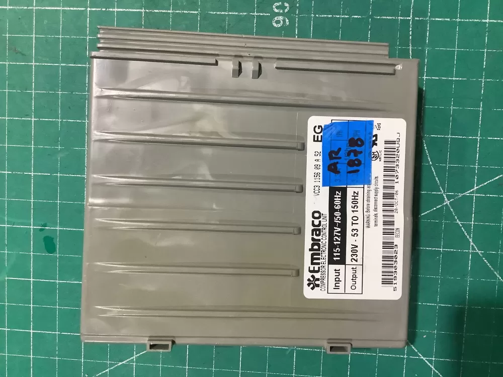  519303023 Refrigerator Control Board Embraco Inverter AZ227291 | AR1878